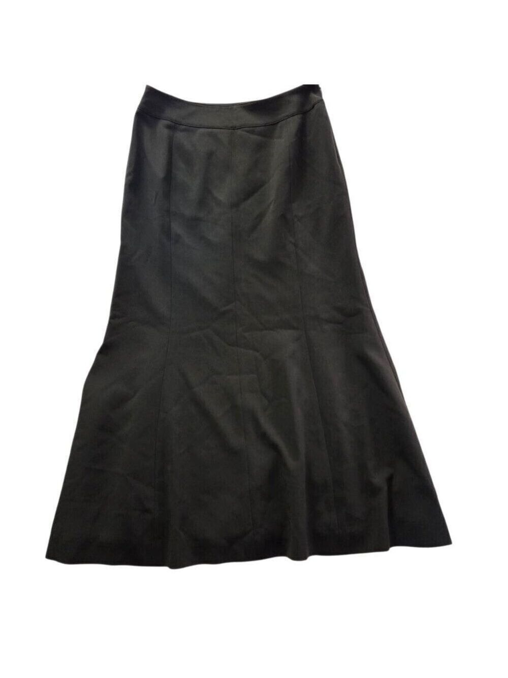 Black Mermaid Maxi Flared Skirt Size 6